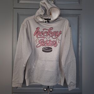 Sweater Hoodie The hockey sister print